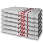 12 Panos De Prato Atoalhado Felpudo Premium Vermelho