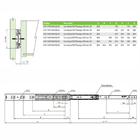 12 Pares Corrediça Telescópica Fgvtn Larga Za 250mm Aço