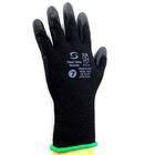 12 Pares Luva De Segurança Ss 1003 Tricotada Acabamento Em Pu