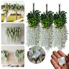 12 Peças Cerejeiras Artificiais Branca Trepadeira Glicínia Re