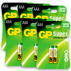 12 Pilhas Aaa Alcalina Gp Super 6 Cartelas
