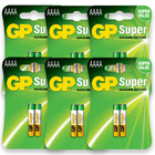 12 Pilhas Aaaa Alcalina Gp Super 6 Cartelas