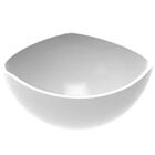 12 Potes De Sobremesa Doces Branco Avulso 265ml Plástico Trio