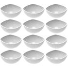 12 Potes De Sobremesa Doces Branco Avulso 265ml Plástico Trio