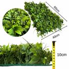 12 Quadros De Folhagem Verde Cheflera Mista Linha Premium Com