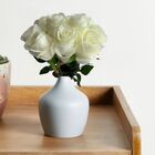 12 Rosas Artificiais Com Folhas E Espinhos – Charme Clássico