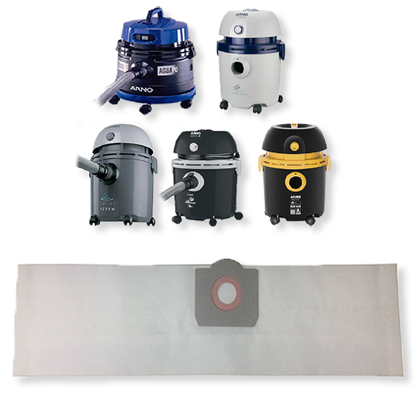 12 Saco Descartável Para Aspirador De Pó Arno Ar12 / Água Po