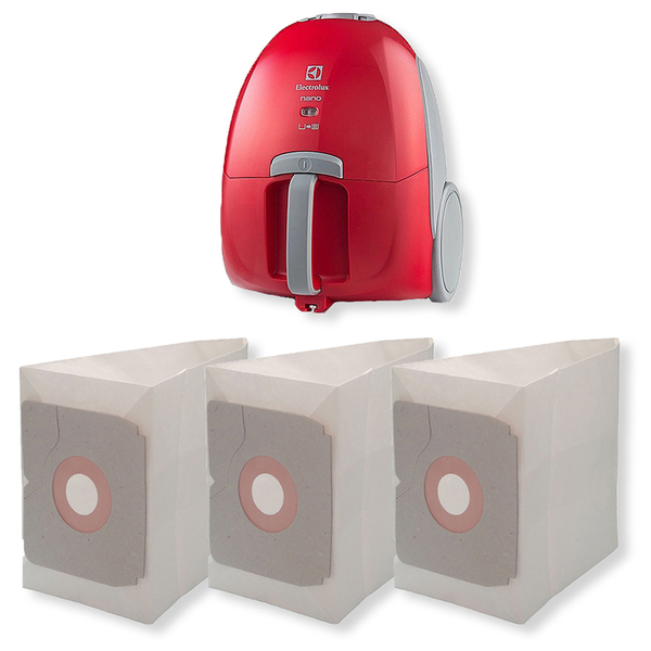 12 Saco Descartável Para Aspirador De Pó Electrolux Nano