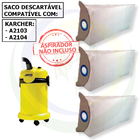 12 Saco Descartável Para Aspirador De Pó Karcher A2103 - A2104