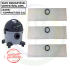 12 Saco Descartável Para Aspirador De Pó Lavor Compact Eco 22