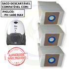 12 Saco Descartável Para Aspirador De Pó Philco Ph 1400 Max