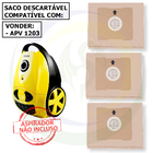 12 Saco Descartável Para Aspirador De Pó Vonder Apv 1203