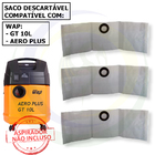 12 Saco Descartável Para Aspirador De Pó Wap Aero Plus - Gt 1