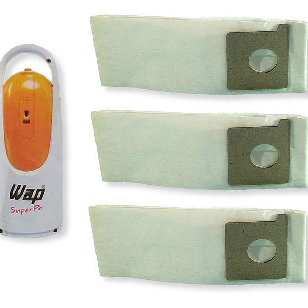 12 Saco Descartável Para Aspirador De Pó Wap Super Pó