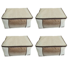 12 Saco Organizador Grande Guarda Roupa Edredon Cobertor Luxo