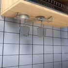 12 Suporte Para Taças Cromado Aramado Adega Bar Vinho 25cm