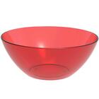 12 Tigelas Vermelha Travessa Redonda 2,3l Servir Salada Sobre