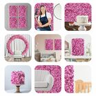 13 Painéis de Flores Artificiais 60x40cm Parede Decorativa co