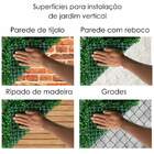 13 Painéis De Jardim Vertical Permanente Para Decoração Verde