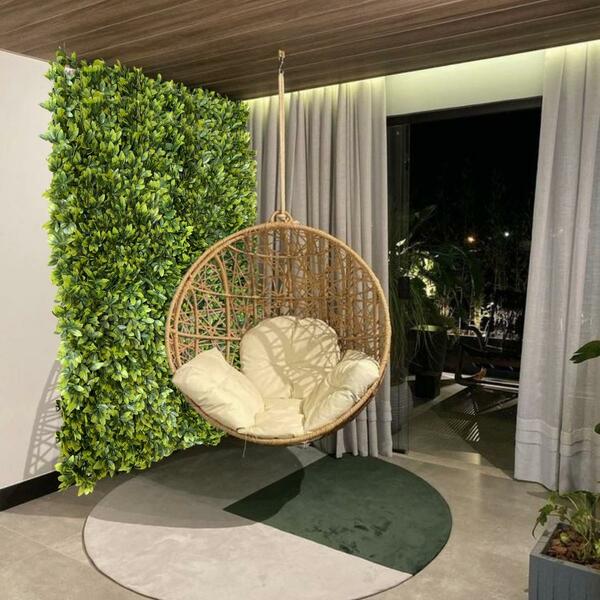 14 Painéis Para Parede Verde Com Plantas Premium 60x40cm Chef