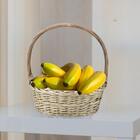 15 Bananas Decorativas Fake – Frutas Artificiais Com Acabamen
