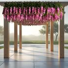 15 Correntes Floral Com Folhagens Verdes Artificiais Para Dec