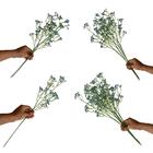 15 Flores De Mosquitinho Azul Artificial Para Arranjos, Vasos