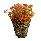 15 Flores De Mosquitinho Laranja Artificial Para Arranjos, Va