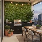 15 Painéis De Grama Artificial - Revestimento 60x40 De Alta Q