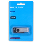 15 Pen Drive Twist 8gb Usb Multilaser - 15 Cartelas