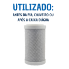 15 Refil Filtro Carvão Ativado Carbon Block 5 Remove Cloro Ci