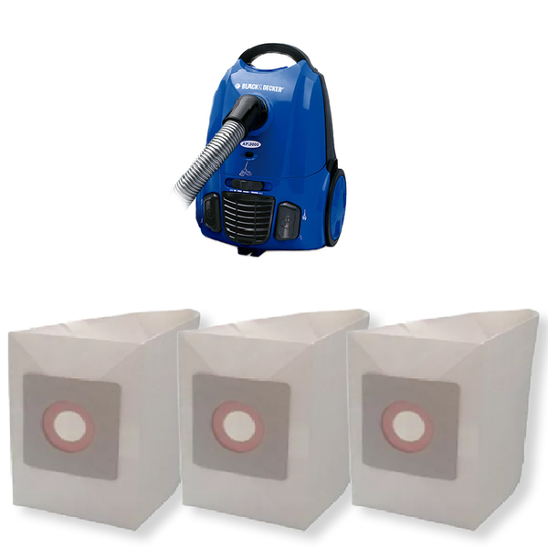 15 Saco Descartável Para Aspirador De Pó Black E Decker Ap3000