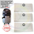 15 Saco Descartável Para Aspirador De Pó Electrolux A20 Smart
