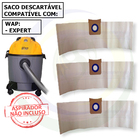 15 Saco Descartável Para Aspirador De Pó Wap Expert