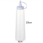 16 Bisnagas Plásticas 400ml Para Molhos Mostarda Plasvale Bar