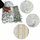 16 Placas Florais com Flores Artificiais 60x40cm Fundo Versát