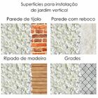 16 Placas Florais com Flores Artificiais 60x40cm Fundo Versát