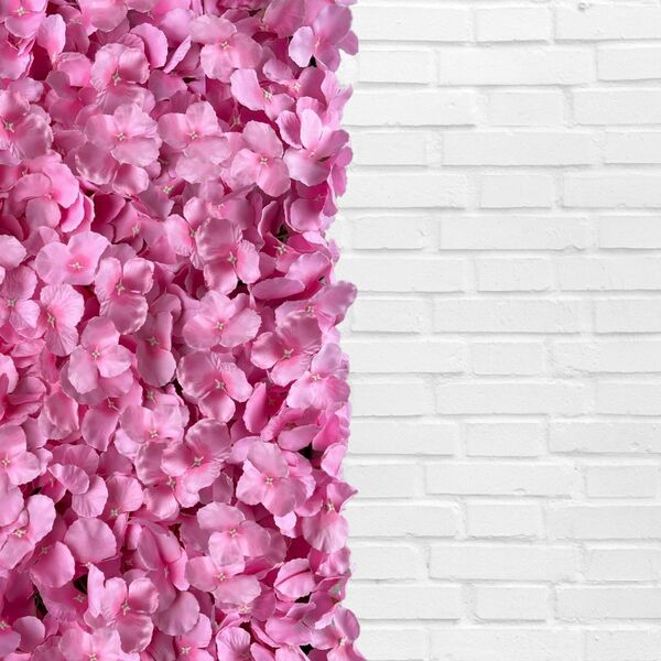 17 Painéis de Parede com Flores Artificiais Realistas 60x40cm