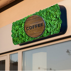 17 Placas De Plantas Artificiais 60x40 Para Jardim Suspenso F