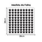 180 Adesivos Decoração De Parede Estrela Estrelinhas Vazadas