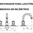 1876 C-35 - Misturador Para Lavatorio Com Bica Móvel Prateado