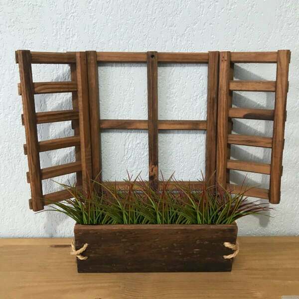 18 Buquês De Capim Artificial 39cm Plantas Para Complemento D