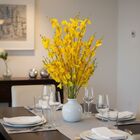 18 Galhos Chuva De Ouro Amarela Artificial Decoração Sofistic