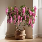 18 Galhos De Flor Artificial Completos Com Folhagem Detalhada