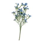 18 Galhos De Mosquitinho Azul Artificial Com Flores Permanent