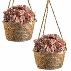 18 Kits De Mini Hortênsias Artificiais Cor Rosa Para Festas D