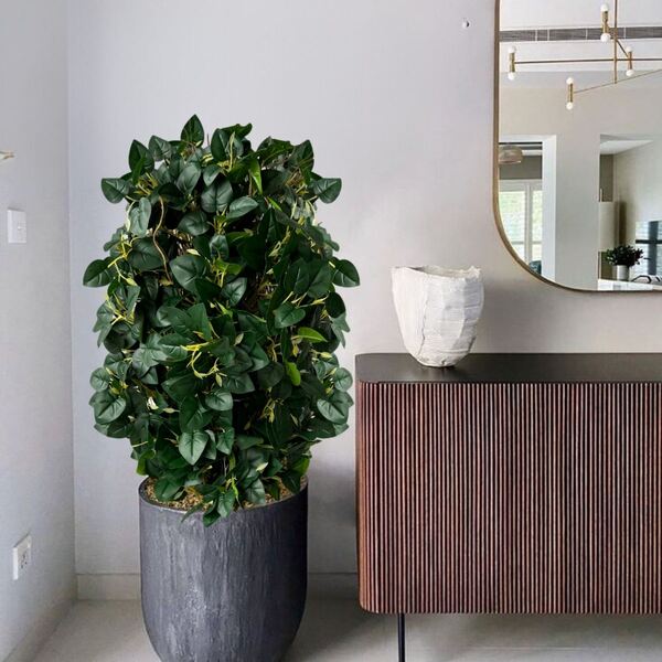 18 Peperômias Artificiais Com Folhagens Realistas Para Decora