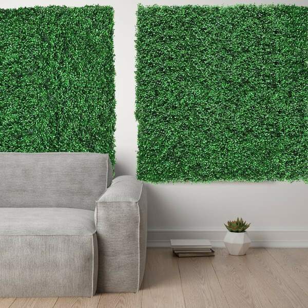 18 Placas Para Jardim Vertical Com Painéis De Amendoim Artifi