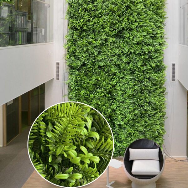 18 Placas Para Paredes Verdes Permanentes 60x40 Samambaia Lin