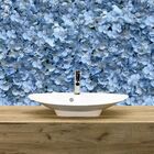 19 Painel Floral para Parede Placa 60x40cm com Flores Artific